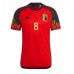 Billiga Belgien Youri Tielemans #8 Hemma fotbollskläder VM 2022 Kortärmad